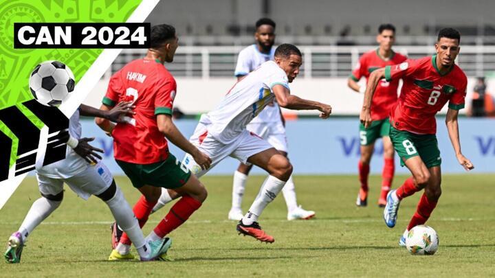 Le Maroc affronte la RD Congo à la CAN 2024.